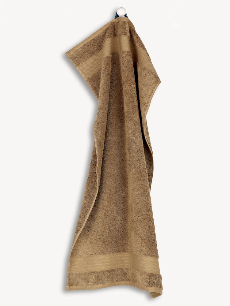 Christy Caramel Cotton Fluffy Twist Towel - Image 3 of 4