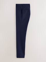 Bright Blue Skinny Fit Suit Trousers - Image 6 of 9