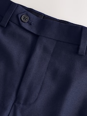 Bright Blue Skinny Fit Suit Trousers - Image 8 of 9