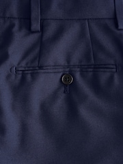 Bright Blue Skinny Fit Suit Trousers - Image 9 of 9