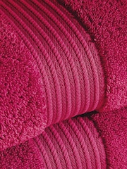 Christy Raspberry Supreme Hygro® - 650 GSM 100% Cotton Towel - Image 11 of 12