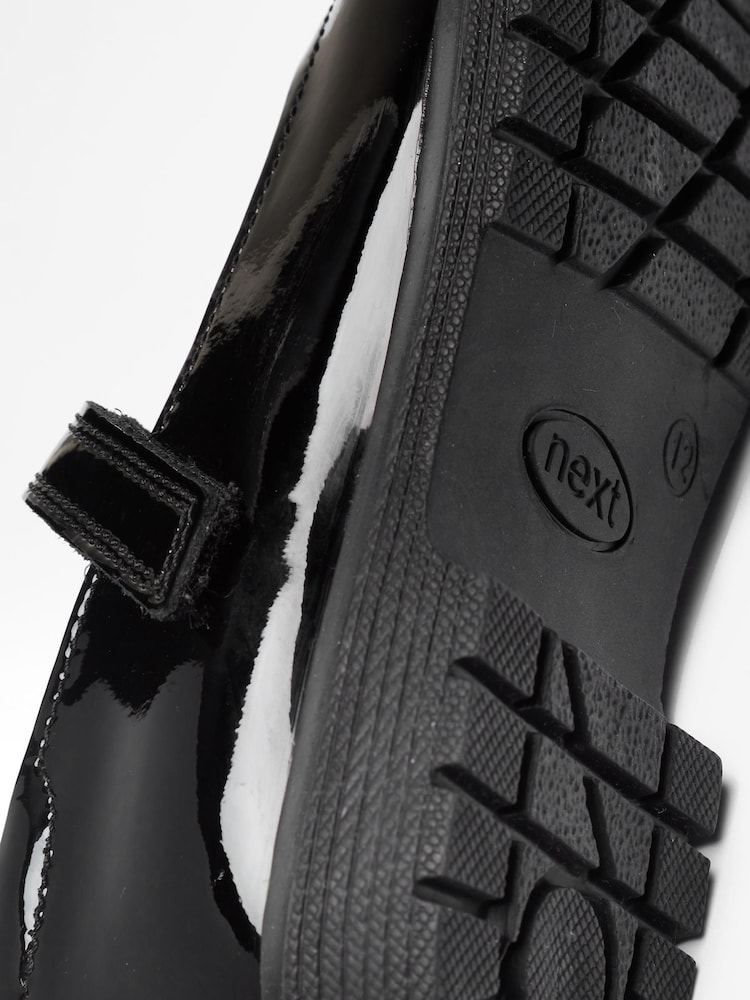 Schwarzes Lackleder - Mary-Jane-Schuhe aus Leder für die Schule - Bild 7 von 7 Schwarzes Lackleder - Mary-Jane-Schuhe aus Leder für die Schule - Bild 7 von 7