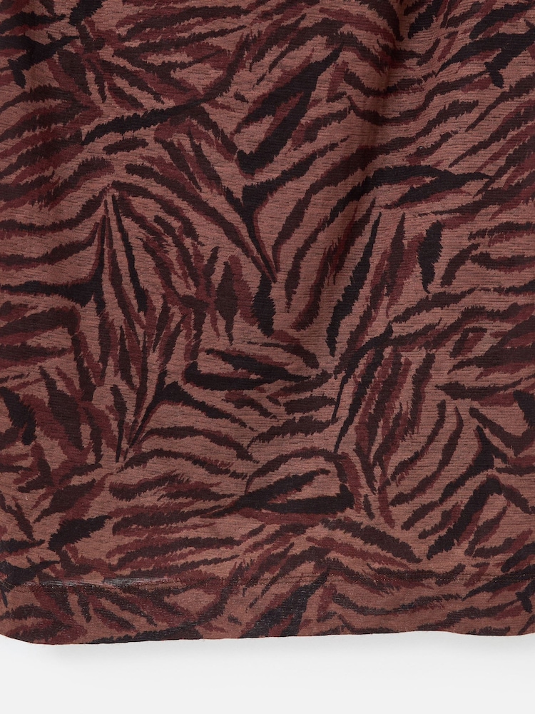 Oliver Bonas Midikleid aus Netzstoff mit Animalprint - Bild 6 von 6