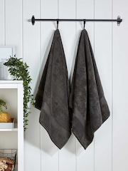 Christy Graphite Grey Supreme Hygro® - 650 GSM 100% Cotton Towel - Image 1 of 4