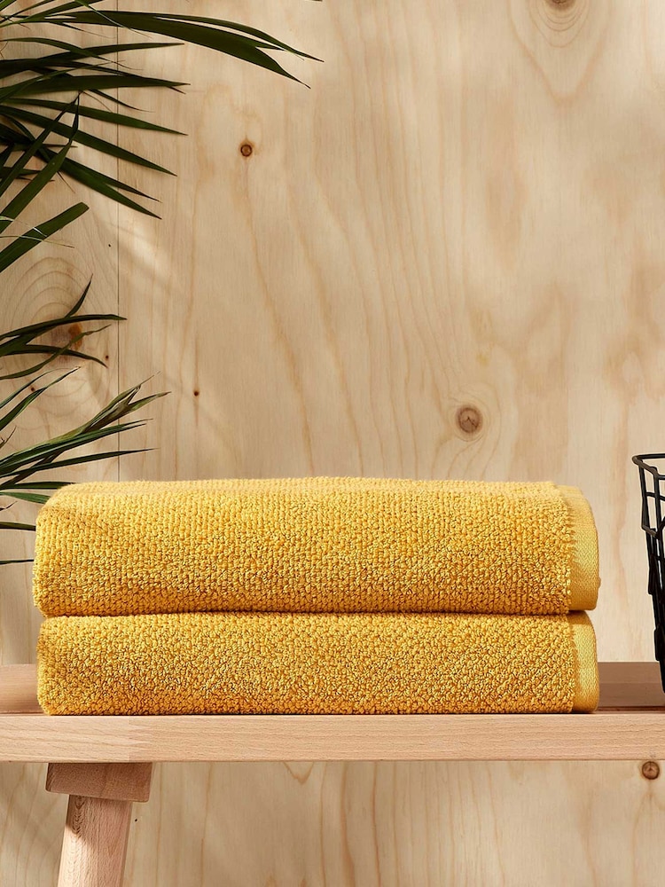 Christy Brixton Popcorn Textured Weave Cotton Towel - Изображение 2 из 4 Christy Brixton Popcorn Textured Weave Cotton Towel - Изображение 2 из 4