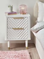 White Valencia Junior Kids Bedside Chest - Image 1 of 12