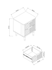 White Valencia Junior Kids Bedside Chest - Image 12 of 12