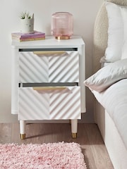 White Valencia Junior Kids Bedside Chest - Image 2 of 12