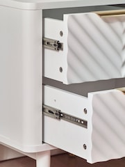 White Valencia Junior Kids Bedside Chest - Image 4 of 12