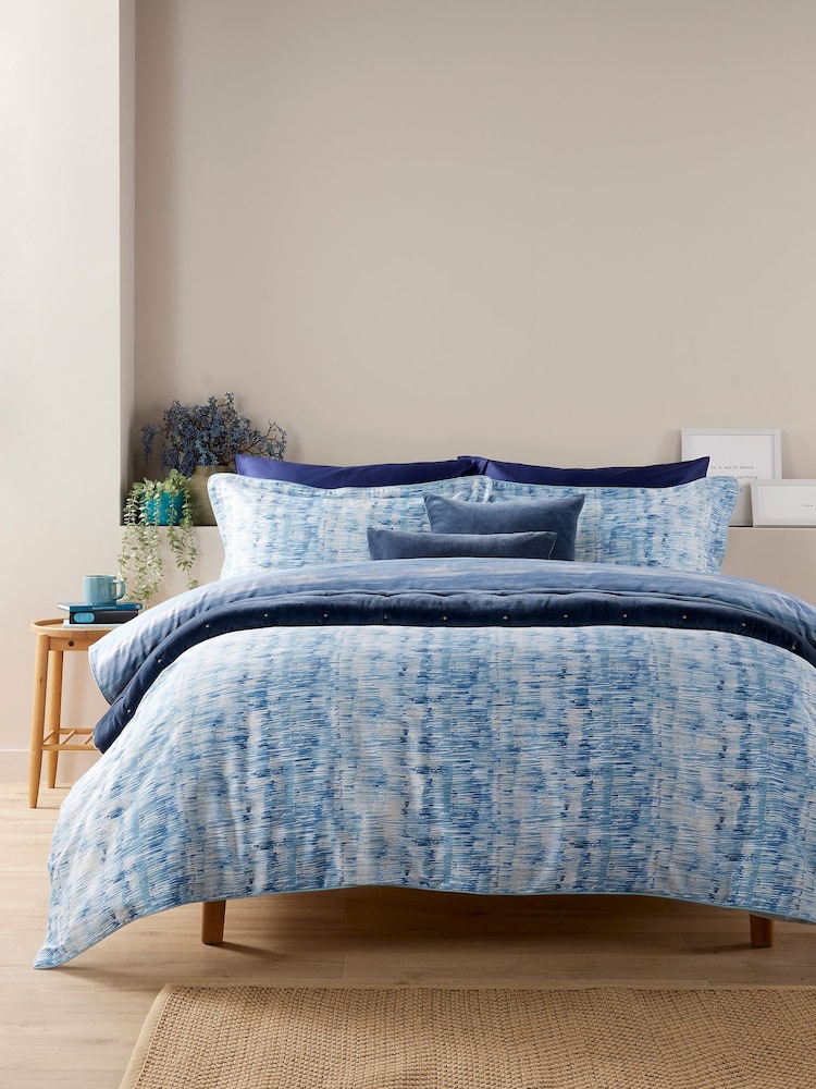 Christy Ocean Tranquility 230TC 100% Cotton Duvet Set - Image 1 of 4