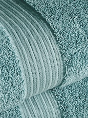 Christy Mineral Blue Supreme Hygro® 650GSM Supima Cotton Towel - Image 4 of 4