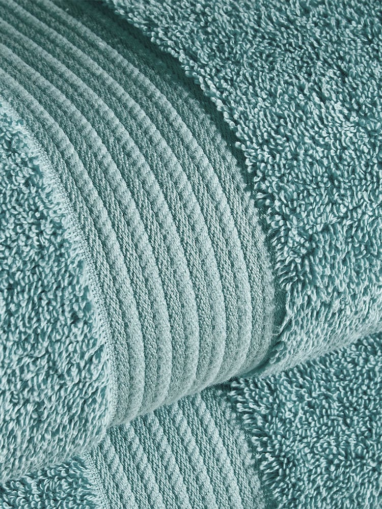Christy Mineral Blue Supreme Hygro® 650GSM Supima Cotton Towel - Image 4 of 4