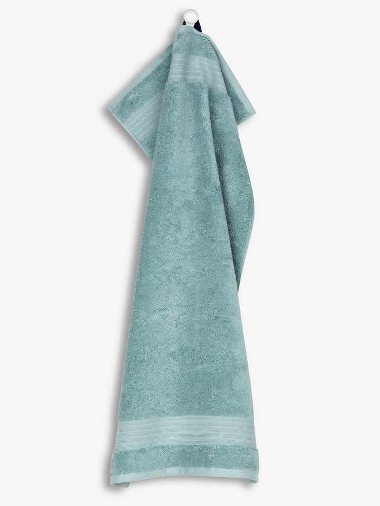 Christy Blue Haze Cotton Fluffy Twist Towel - Image 3 of 4