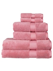 Christy Blush Pink Supreme Hygro® - 650 GSM 100% Cotton Towel - Image 3 of 4
