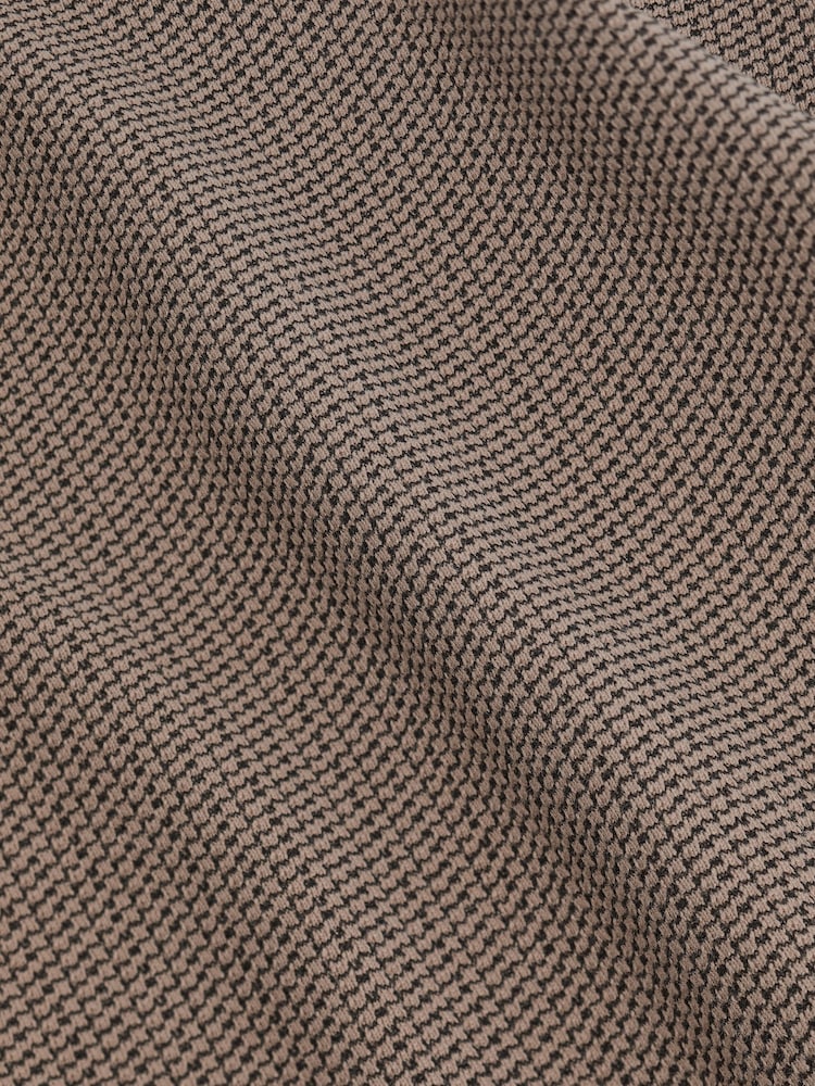 Neutral Regular Fit Premium Texture Jersey Shacket - Image 9 of 9