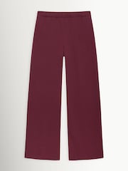 ANINE BING Red Kacey Sweatpant In Burgundy - Image 3 of 4