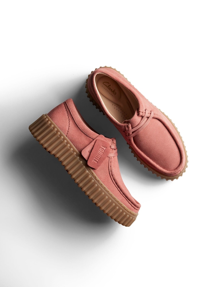 Clarks Pink Torhill Moccasin Shoes - Image 2 of 4