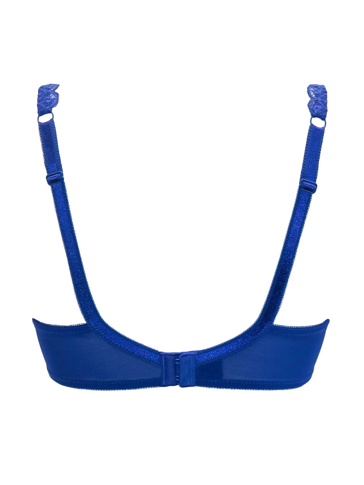Pour Moi Blue Plunge Rebel Padded Plunge Bra - Image 4 of 4