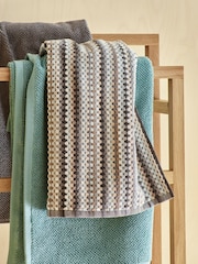Christy Cream Carnaby Stripe Turkish Cotton Towel - Image 1 of 4