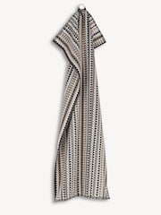 Christy Cream Carnaby Stripe Turkish Cotton Towel - Image 3 of 4
