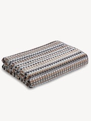 Christy Cream Carnaby Stripe Turkish Cotton Towel - Image 4 of 4