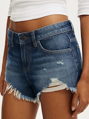 Cotton On Blue Saturday Denim Shorts - Image 5 of 5