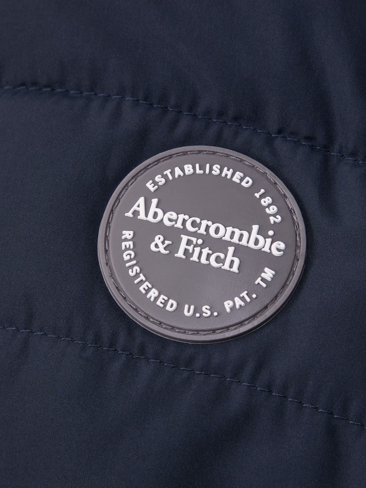 Abercrombie & Fitch Puffer Jacket Black Coat - Image 6 of 6