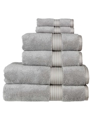 Christy Silver Grey Supreme Hygro® - 650 GSM 100% Cotton Towel - Image 3 of 4