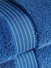 Christy Deep Sea Blue Supreme Hygro® - 650 GSM 100% Cotton Towel - Image 4 of 4