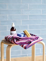 Christy Berry Red Carnaby Stripe Turkish Cotton Towel - Image 1 of 3