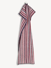 Christy Berry Red Carnaby Stripe Turkish Cotton Towel - Image 2 of 3