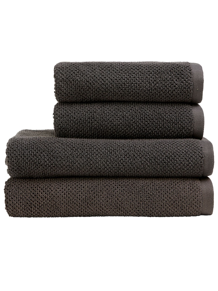 Christy Brixton Popcorn Textured Weave Cotton Towel - Изображение 4 из 4 Christy Brixton Popcorn Textured Weave Cotton Towel - Изображение 4 из 4
