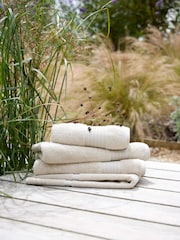 Christy Natural Beige Cotton Fluffy Twist Towel - Image 2 of 4