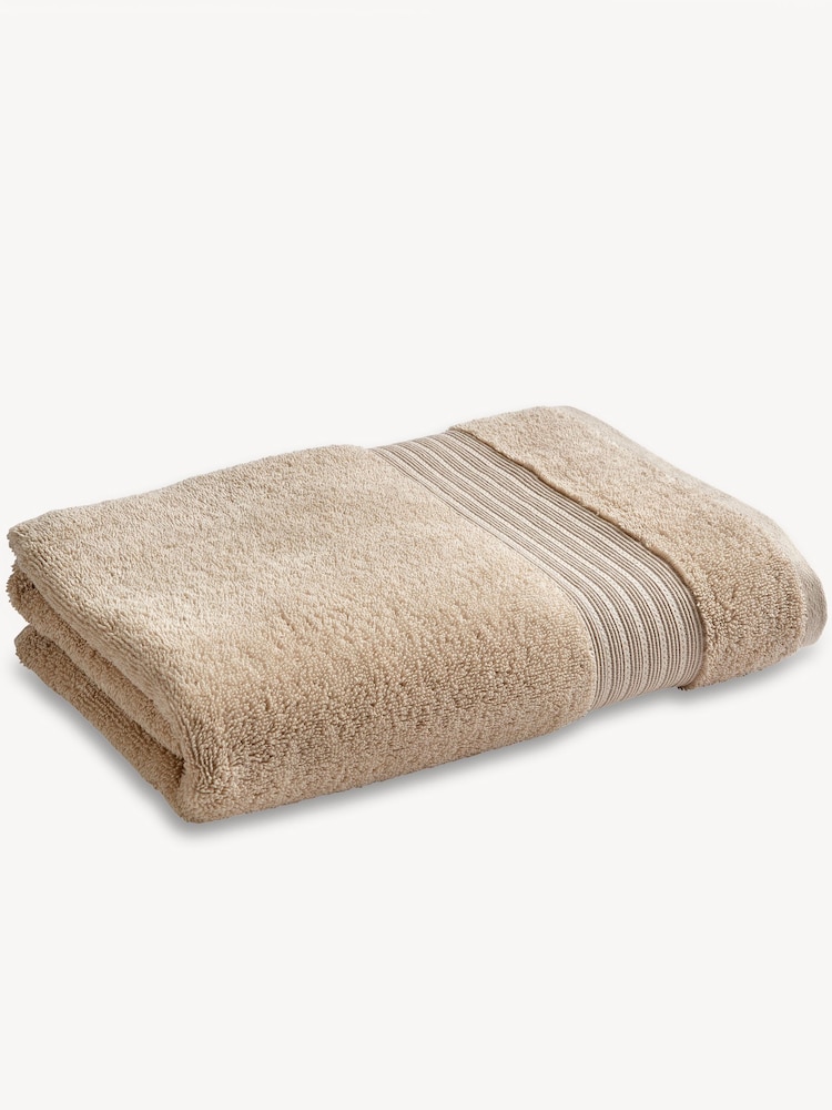 Christy Natural Beige Cotton Fluffy Twist Towel - Image 4 of 4