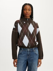 Cotton On Red Luxe Tuck Hem Bomber Jacket - Image 3 of 4