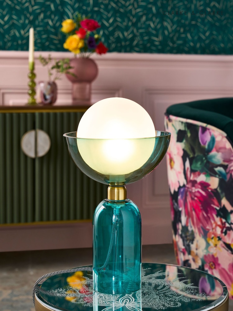 Clarke and Clarke Blue Anton Table Lamp - Image 4 of 4 Clarke and Clarke Blue Anton Table Lamp - Image 4 of 4