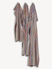 Christy Multicoloured Carnaby Stripe Turkish Cotton Towel - Image 2 of 4
