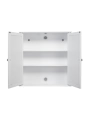 Croydex Ashby White Wooden Double Door Cabinet 580x 560mm - Image 2 of 4