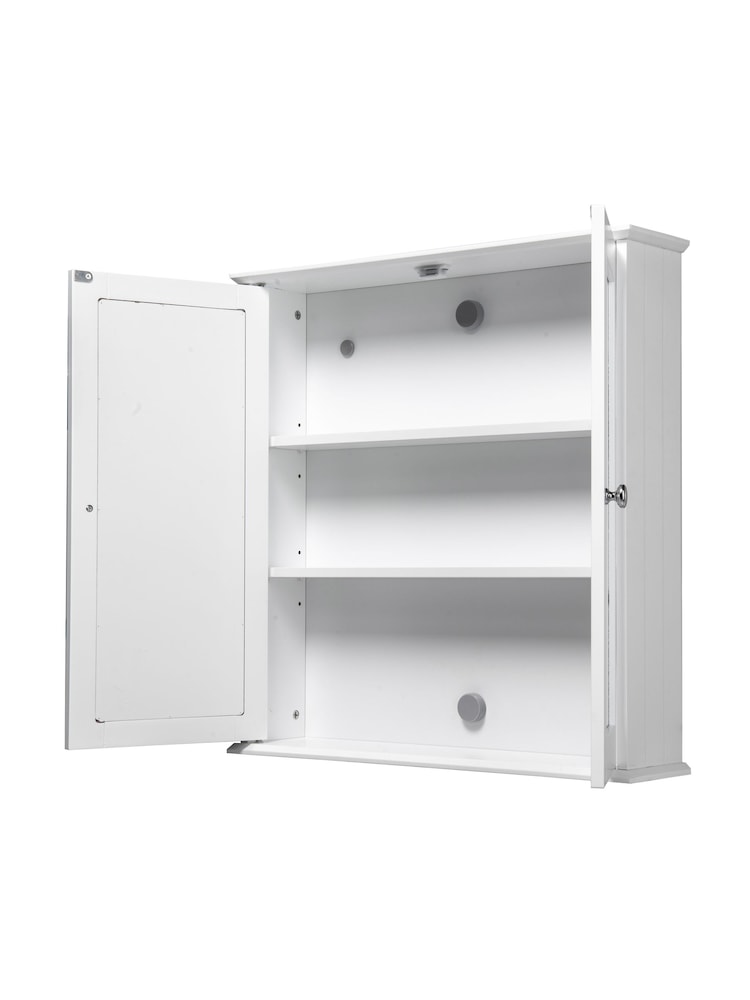 Croydex Ashby White Wooden Double Door Cabinet 580x 560mm - Image 4 of 4