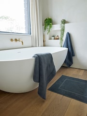 Christy Cinder Grey Cotton Fluffy Twist Towel - Image 1 of 4