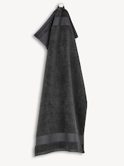 Christy Cinder Grey Cotton Fluffy Twist Towel - Image 3 of 4