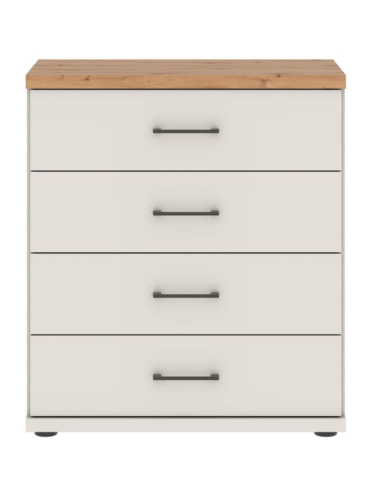 Wiemann White Truro Large 4 Drawer Chest - Image 2 of 2