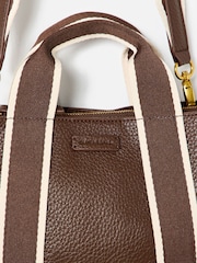 Oliver Bonas Brown Emma Chocolate Mini Tote Cross-Body Bag - Image 4 of 6