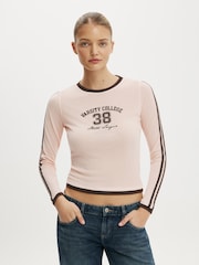 Cotton On LS dresu Grafički top - Slika 1 od 4