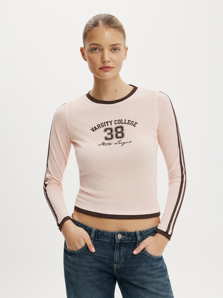 Cotton On LS dresu Grafički top - Slika 1 od 4 Cotton On LS dresu Grafički top - Slika 1 od 4