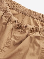 Hellbraun - Parachute-Cargohose mit Jerseyfutter (3–16 Jahre) - Bild 7 von 9