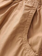 Hellbraun - Parachute-Cargohose mit Jerseyfutter (3–16 Jahre) - Bild 8 von 9