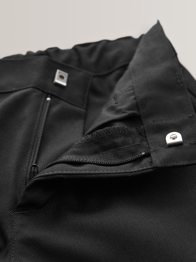Noir - Pantalon coupe standard (3à17ans) - Image 3 of 4