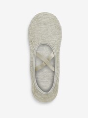 Black/Grey Yoga Footsies Two Pack - Image 1 of 6