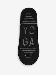 Black/Grey Yoga Footsies Two Pack - Image 4 of 6